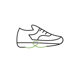Cushioned sole & arch support
