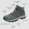 ORTHOSHOES® Expedition - Lightweight Orthopedic Outdoor & Hiking Boots with Cushioned Soles